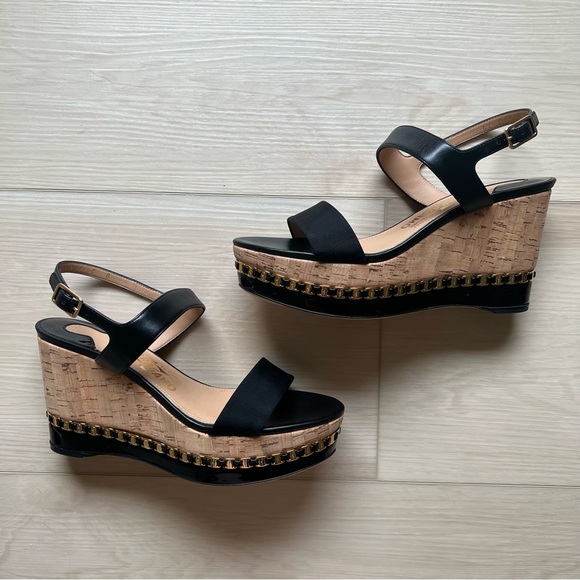 Salvatore Ferragamo Shoes - New in Box Salvatore Ferragamo Mollie Wedge Sandals
